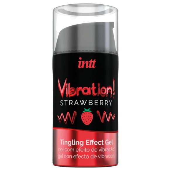 Intt Vibration! - wibrujący żel do ciała - truskawka (15 ml)