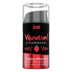 Intt Vibration - wibrator w płynie - truskawka (15ml)