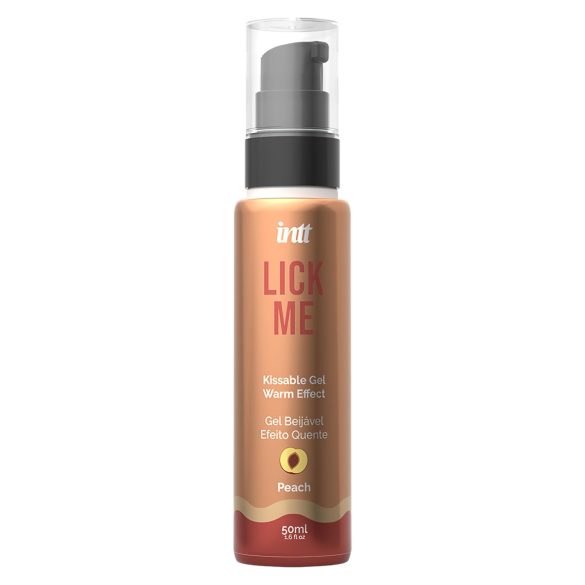 Intt Lick Me - rozgrzewający żel nawilżający - brzoskwinia (50ml)