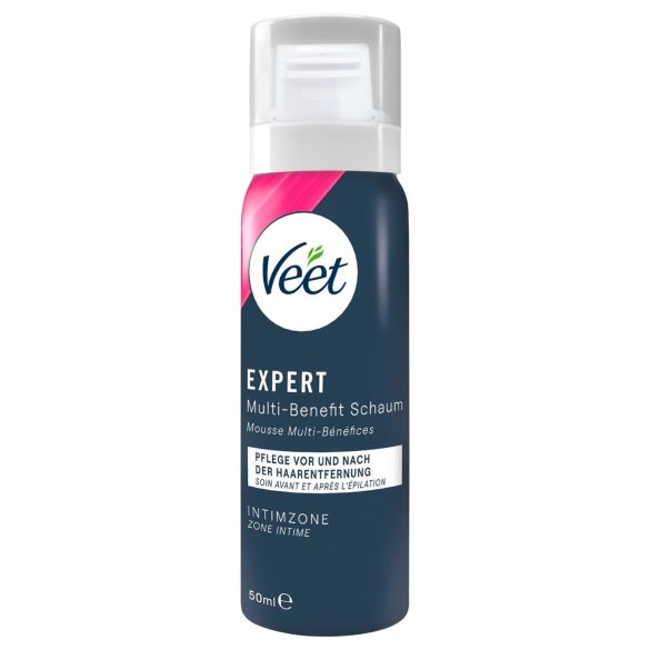 Veet - krem do depilacji miejsc intymnych i nawilżająca pianka dla kobiet (2×50 ml)
