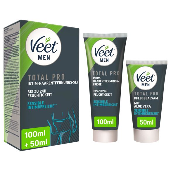 Veet - krem do depilacji intymnej i balsam dla mężczyzn (100+50ml)