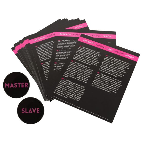 Master & Slave - Zestaw do gry w bondage (brązowy i czarny)