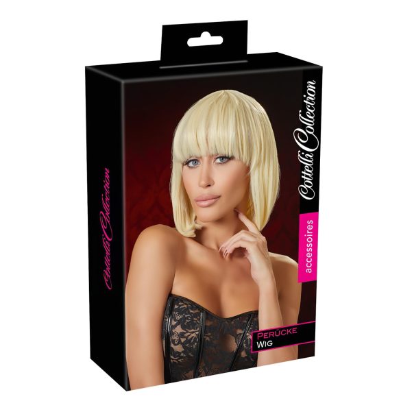 Cottelli - blond bob z grzywką, średnia długość