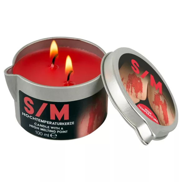 BDSM High Temperature - świeca do ciała parafinowa - 100ml