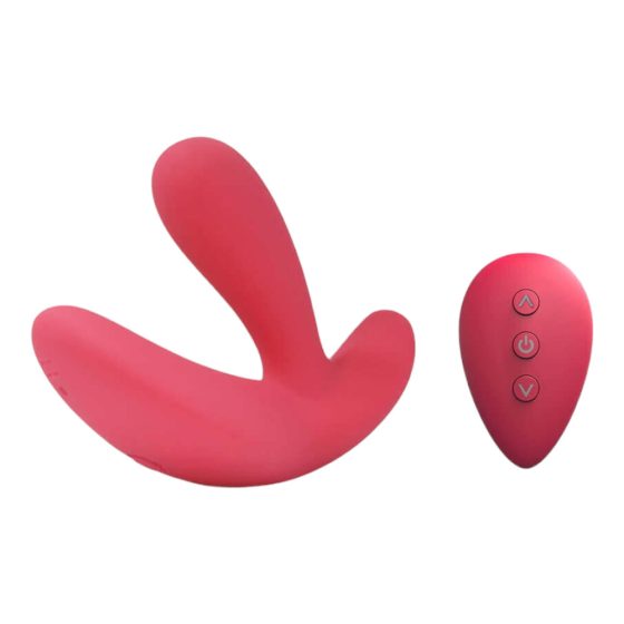 Cotoxo Saddle - ładowalny, zdalnie sterowany wibrator prostaty (czerwony)