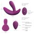 Cotoxo Saddle - fioletowy masażer prostaty z pilotem