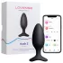Lovense Hush 2 S - wibrator analny sterowany aplikacją (38 mm, czarny)