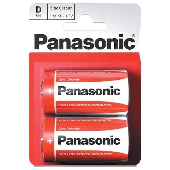 Trwałe baterie Panasonic R14 C - 2 szt.