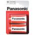 Trwałe baterie Panasonic R14 C - 2 szt.