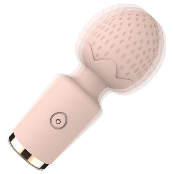 Wodoodporny mini wibrator masujący - Truskawka Sunfo (różowy)