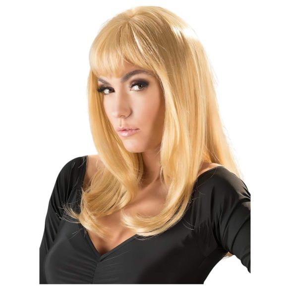 Cottelli - peruka damska - długie blond włosy