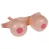 Boob Battle - dmuchane dildo z piersiami - naturalny kolor