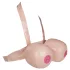 Boob Battle - dmuchane dildo z piersiami - naturalny kolor