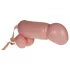 Cock Fighting - dmuchany strap-on penis - silikon - naturalny