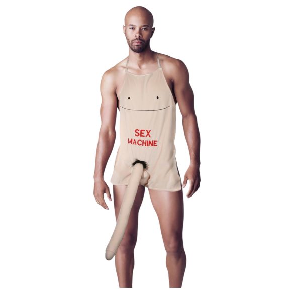 Kuchenny fartuszek Sex Machine (naturalny)