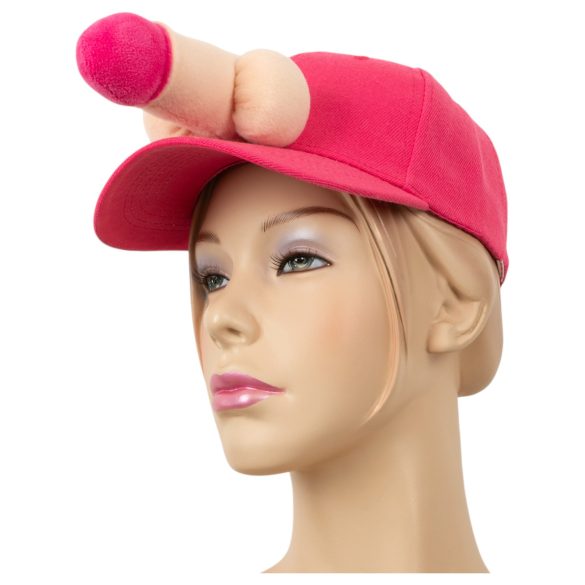 Czapka baseballowa z penisem (różowa)