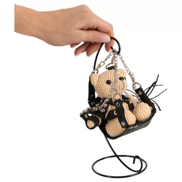 Bad Kitty - pluszowy miś z huśtawką - zabawka erotyczna BDSM