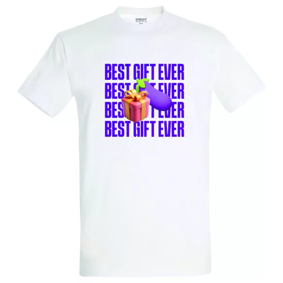 Najlepszy Prezent dla Faceta - T-shirt (biały) - XXL