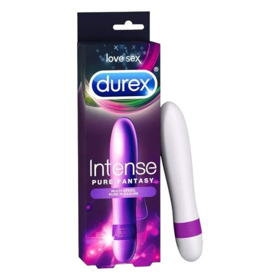 Durex Intense Pure Fantasy - wibrator w kształcie pręta (biały) -