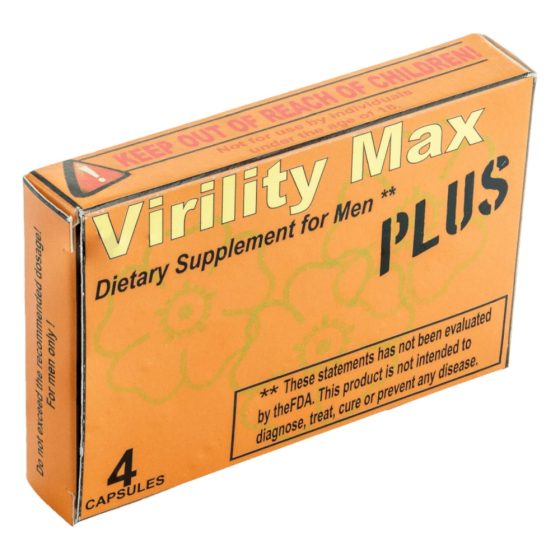 Virility Max Plus - suplement diety w kapsułkach dla mężczyzn (4szt)