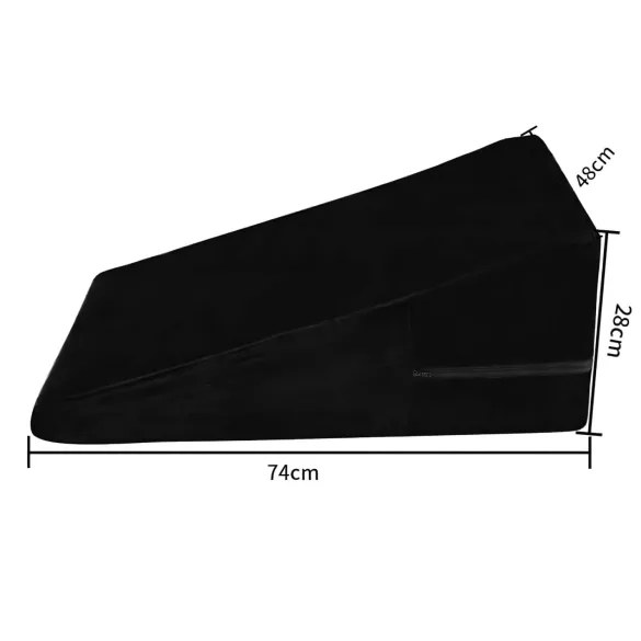 Desirel Magic Pillow - klin w kształcie seks-poduszki - duży (czarny)