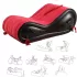 Desirel Magic Pillow - dmuchany mebel BDSM - z kajdankami (czerwony)
