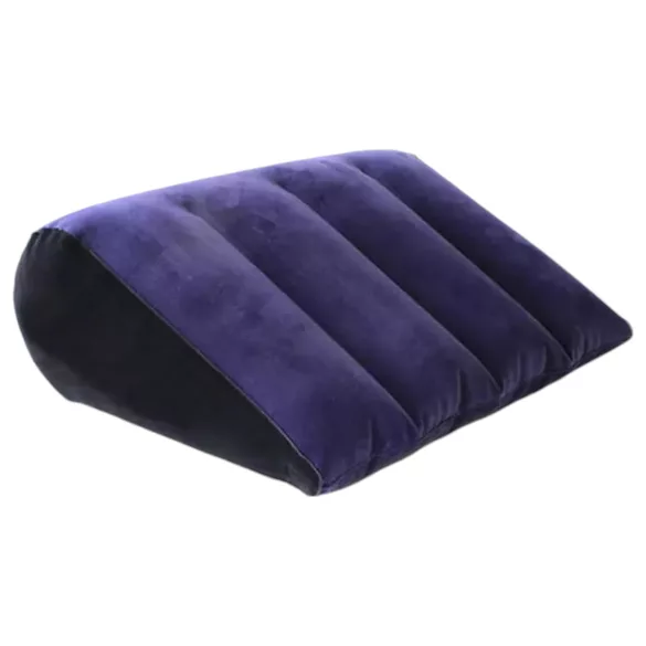 Desirel Magic Pillow - nadmuchiwana klinowa poduszka erotyczna (ciemnofioletowa)