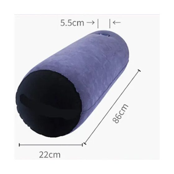 Magic Pillow - nadmuchiwana poduszka do seksu - cylindryczna (fioletowa)