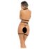 Rene Rofe Rassel Tassel - ozdobny harness i stringi (czarne) - S-L