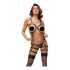 ZADO - skórzany harness body - czarny - L/XL