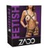 ZADO - skórzany harness body - czarny - L/XL