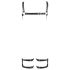 ZADO - skórzany harness body - czarny - L/XL
