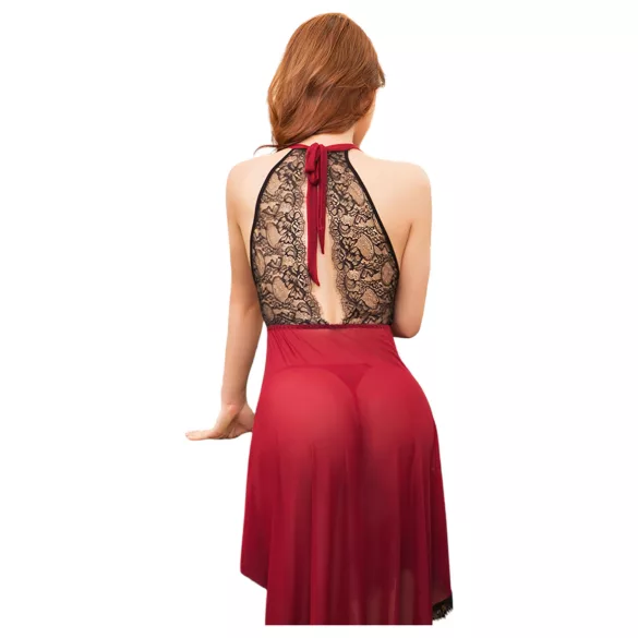 JSY 044 - komplet babydoll (czerwony)
