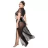 JSY 065 - czarny komplet babydoll (XL-2XL)