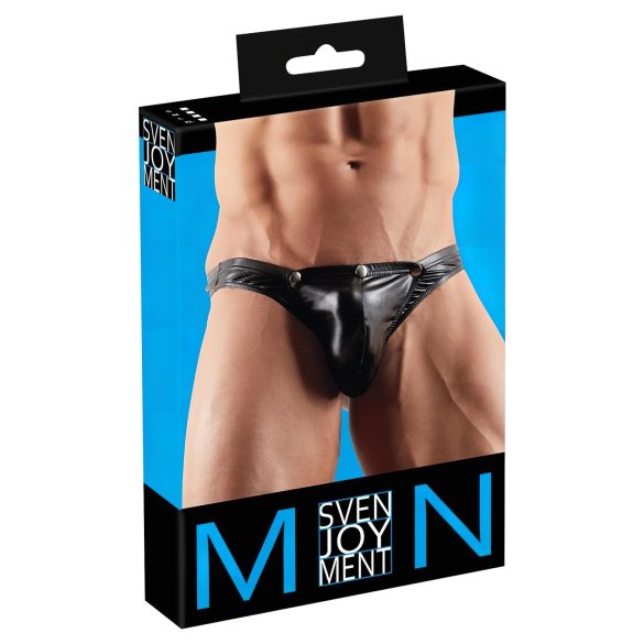 Zdejmowane stringi dla mężczyzn (czarne) - XL