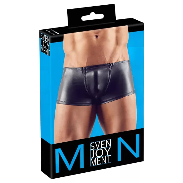 Svenjoyment - bokserki męskie z zamkiem - czarne - M