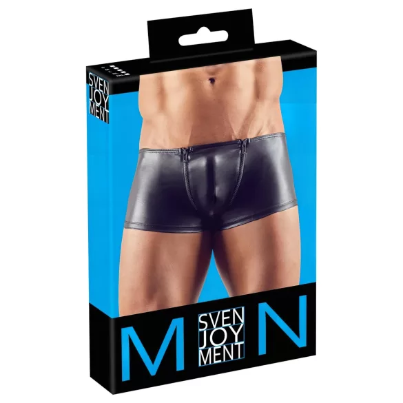 Svenjoyment - bokserki męskie z zamkiem - czarne - M