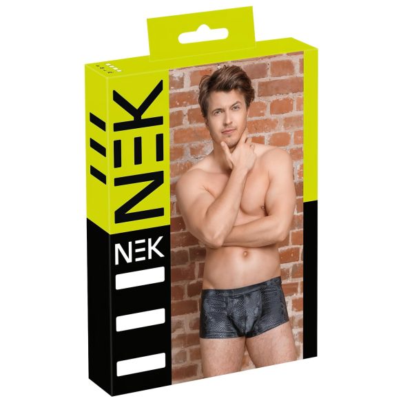 NEK - Bokserki wzór wężowej skóry (czarne)