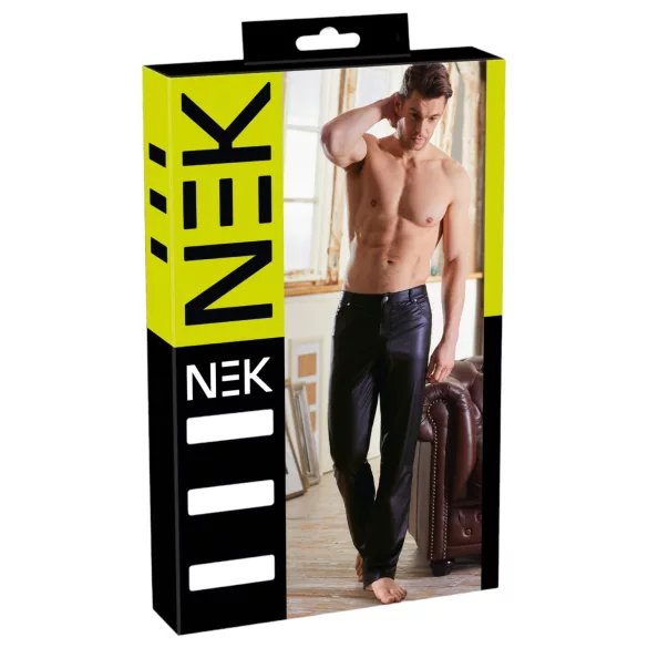 NEK - legginsy z połyskiem - czarne