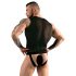 Svenjoyment - męskie body z zamkiem (czarne) - M