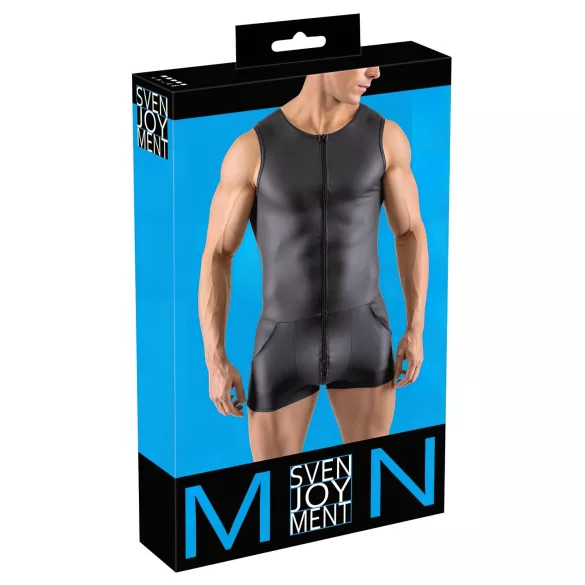 Svenjoyment - czarny, męski kombinezon bez rękawów