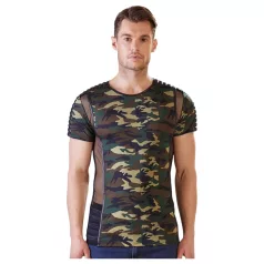 NEK - męska koszulka moro (zielono-brązowa) - 2XL