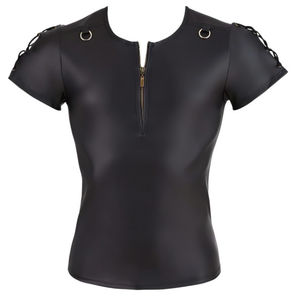 NEK - matowa koszulka z krótkim rękawem (czarna) - L