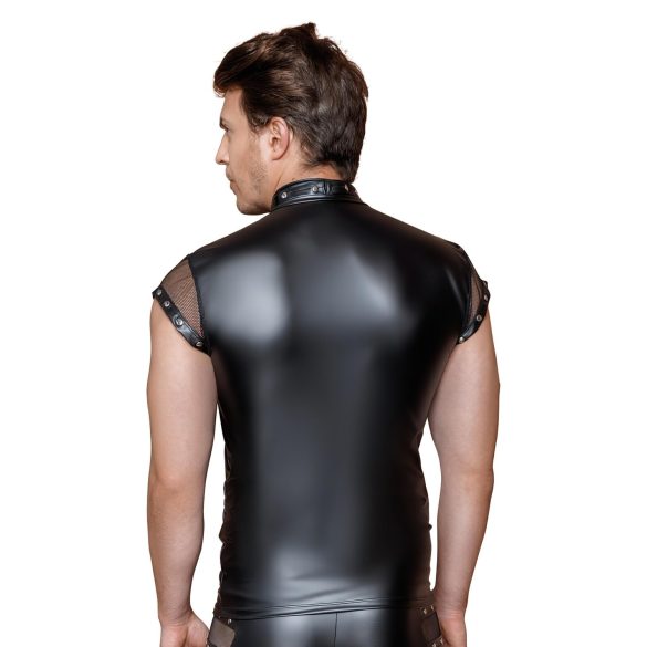 NEK - męska siateczka z ćwiekami (czarna) - M