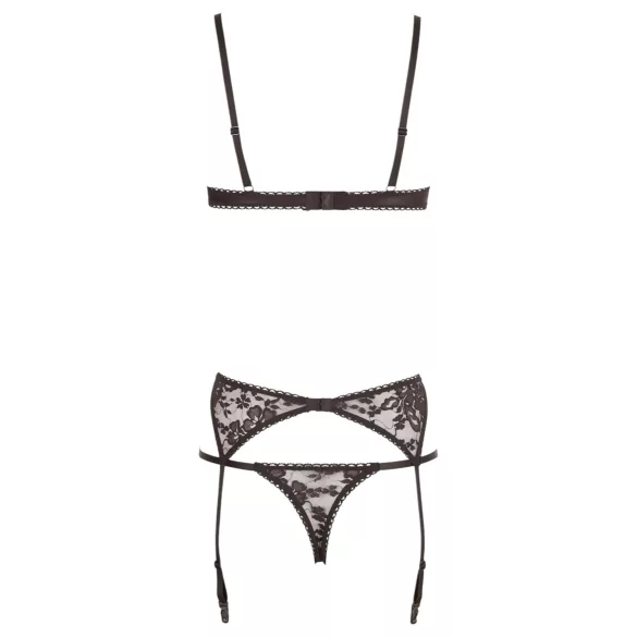 Cottelli - Trio erotyczne (czarne) - 85C/L