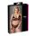 Cottelli Plus Size - koronkowy zestaw biustonosz (czarny)