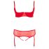 / Cottelli Plus Size - Zestaw Modnej Bielizny (czerwony)
