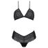Pasja Eco Kerria - koronkowy komplet bikini (czarny)