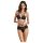 Passion Eco Kerria - koronkowy zestaw bikini (czarny) - L/XL