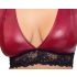 Cottelli Bondage Plus Size - koronkowy komplet bielizny (czerwony)